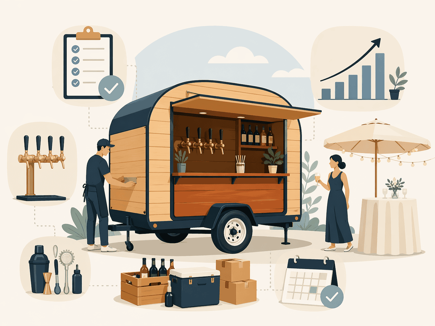 Mobile Bar Business Guide: Costs, Setup, and Growth Tips