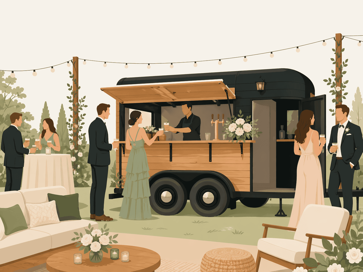 Wedding Bar Trailer Ideas for a Better Guest Experience