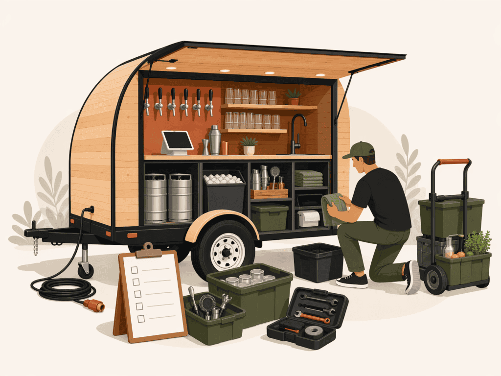 Mobile Bar Trailer Equipment Checklist for New Owners