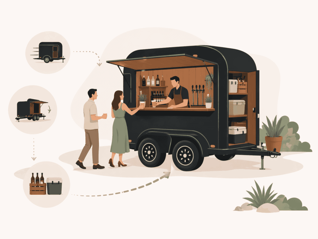 Portable Bar Trailer vs. Traditional Event Bar Setup