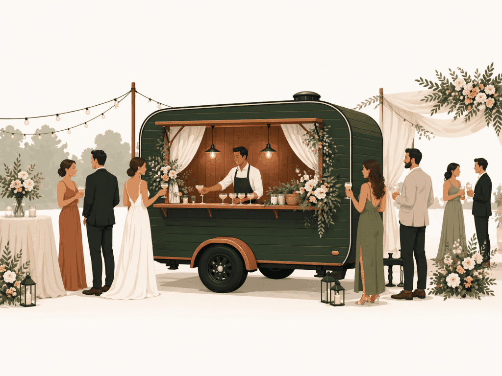 Mobile Beverage Trailer Ideas for Weddings and Festivals