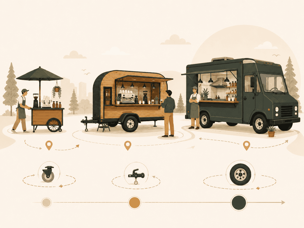 Coffee Trailer vs. Coffee Cart vs. Food Truck: Which Is Right for You?