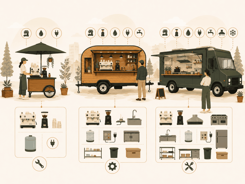 Coffee Trailer vs. Coffee Cart vs. Food Truck: Which Is Right for You?