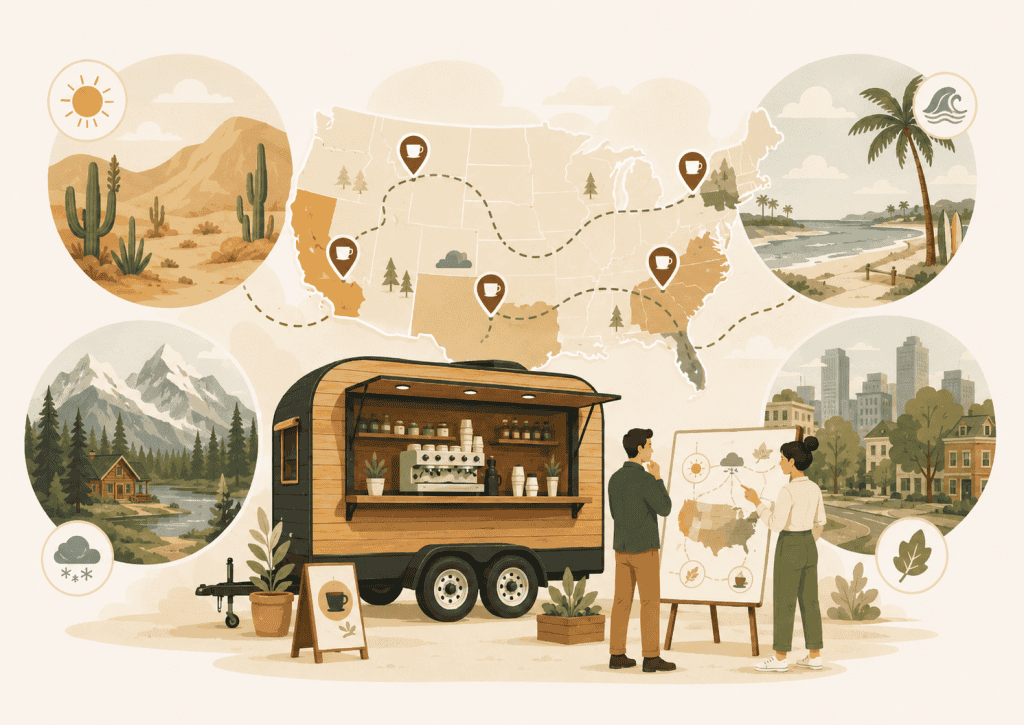 Best States for a Coffee Trailer Business in 2026