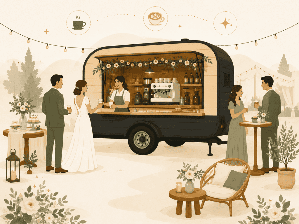 Wedding Mobile Bar Ideas: Horse Trailer vs Tap Trailer vs Coffee Bar